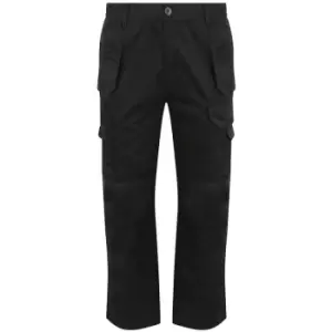 Image of PRO RTX Mens Pro Tradesman Trousers (XXL L) (Black) - Black
