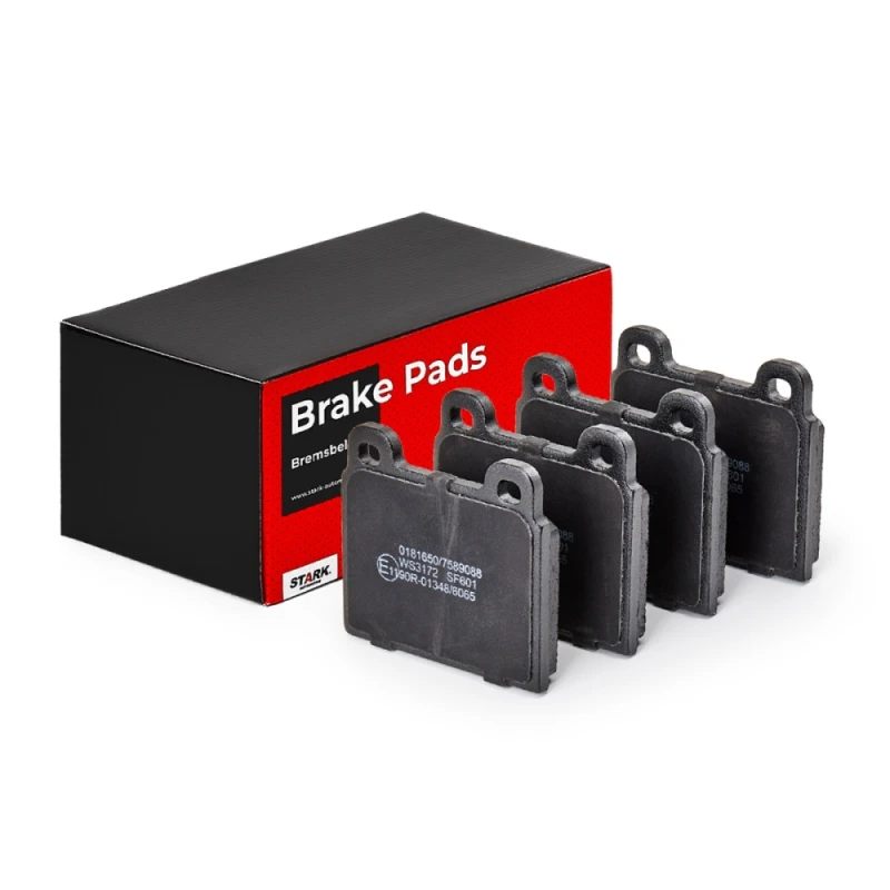 Image of STARK SKBP-0010419 Brake pad set Front Axle, not prepared for wear warning indicator, without accessories Brake Pad Set,disc brake (402)