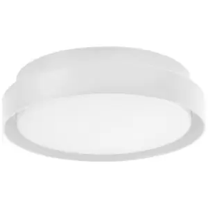 Image of Netlighting Merano Delta Outdoor Flush Sandy White Aluminium LED 20W 1550Lm 3000