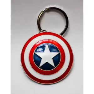 Image of Marvel Comics Metal Keychain Captain America Shield