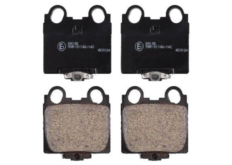 Image of Blue PRINT ADT342108 Brake pad set Rear Axle, with acoustic wear warning Brake Pad Set,disc brake (402)