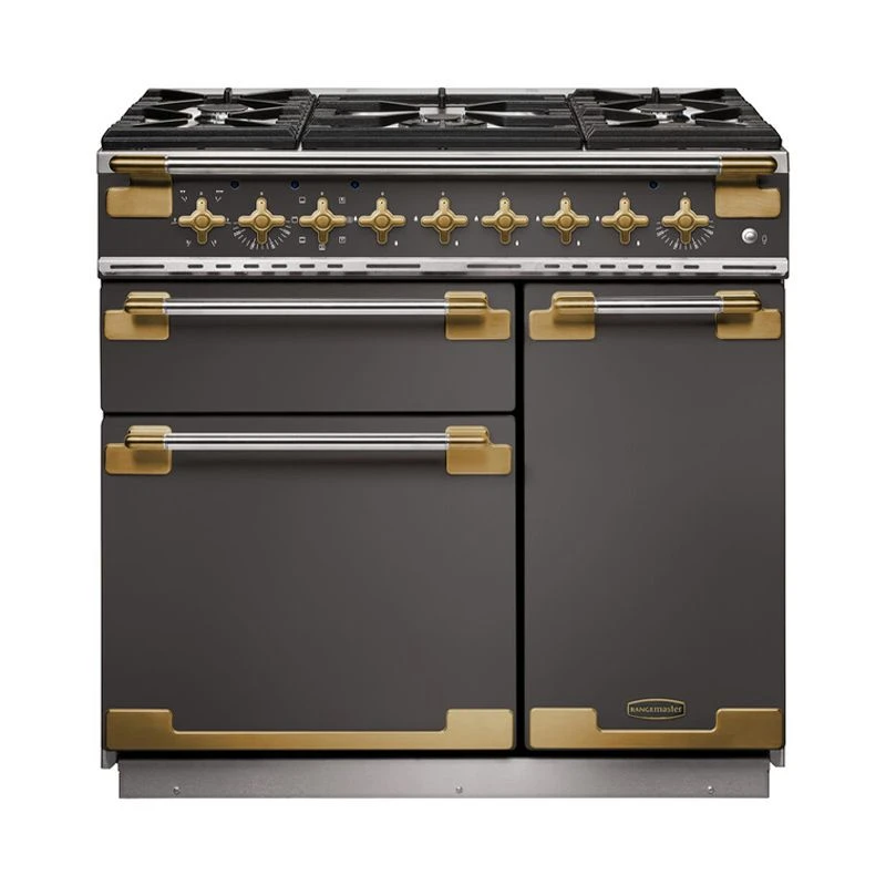 Image of Rangemaster Elise ELS90DFFSL/AB 90cm Dual Fuel Range Cooker