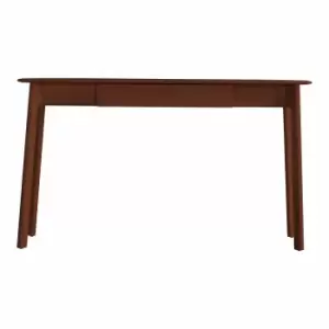 image of Crossland Grove Barcelona 1 Drawer Desk Walnut