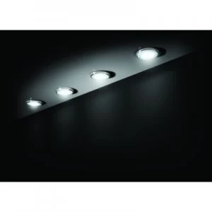 Image of Wickes Ella White Chrome Cabinet LED Kit 6W - Pack of 4