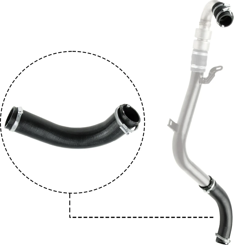 Image of GATES Charger intake hose GATES 09-0665