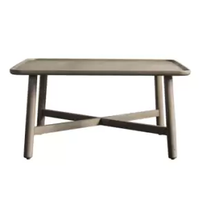 Image of Crossland Grove Kingston Square Coffee Table Grey 80 X 80 X 40Cm