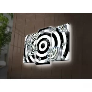 Image of 3PATDACT-3 Multicolor Decorative LED Lighted Canvas Painting (3 Pieces)