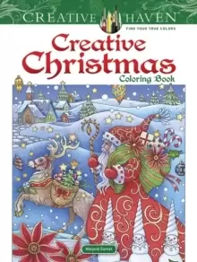 image of Creative Haven Creative Christmas Coloring Book