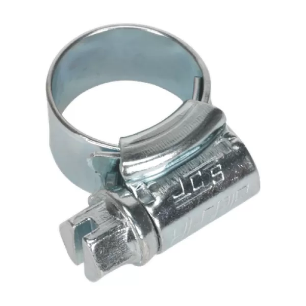 Image of Genuine SEALEY HCJ000 HI-GRIP® Hose Clip Zinc Plated Ø9.5-12mm Pack of 30