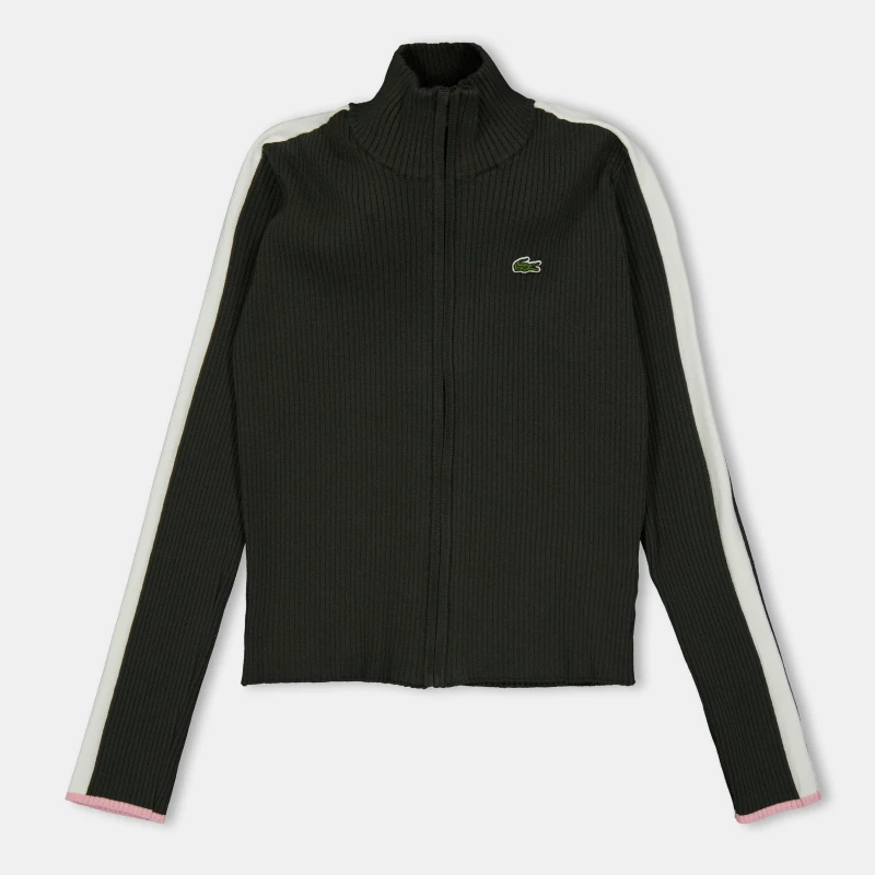 Image of Lacoste Kids Knit Crew Neck Jumper Sapwood/Multi female 10 Years