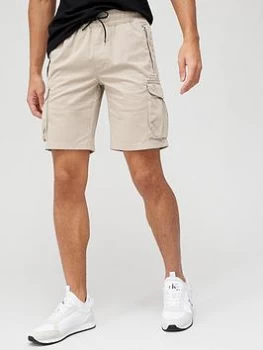 Image of Calvin Klein Jeans GMD Cargo Shorts - Stone Size M Men