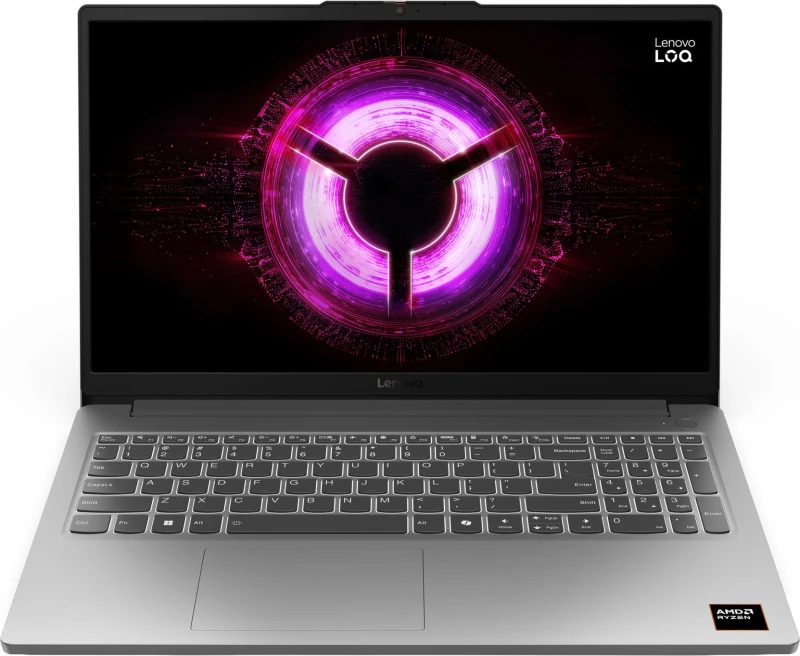 Image of Lenovo LOQ 15.6" Gaming Laptop - NVIDIA GeForce RTX 3050, AMD Ryzen 7, 1TB SSD - Luna Grey