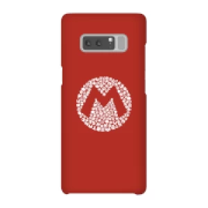 Image of Nintendo Super Mario Mario Items Logo Phone Case - Samsung Note 8 - Snap Case - Gloss