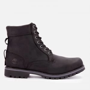 image of Timberland Mens Rugged Waterproof Leather II 6" Boots - Black - UK 7