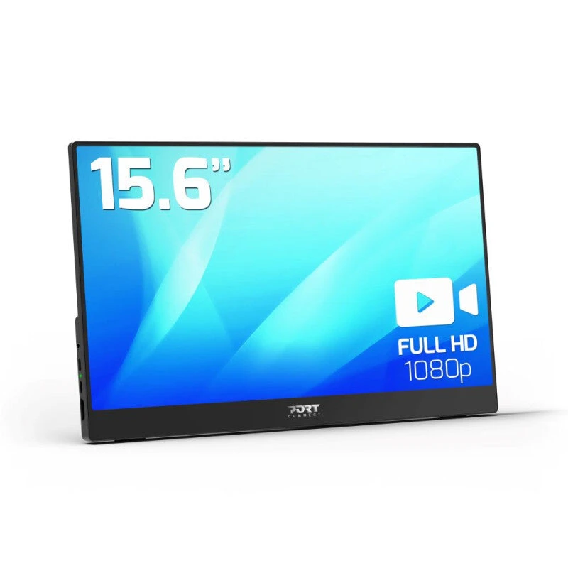 Image of PORT DESIGNS Port Designs PORT computer monitor 39.6cm (15.6") 1920 x 1080 pixels Full HD LCD Black 902101