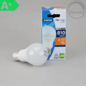 Image of Status LED 10W Dimmable Pearl GLS Lamp - ES