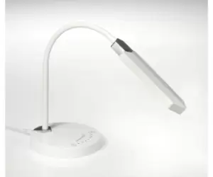Image of Brackenheath Ispot Leaf 6W LED Desk Lamp - White - I7010W