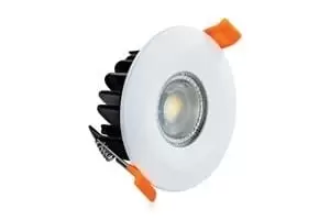 Integral LED Low profile Fire rated downlight with warmtone dimming 6W 70mm cut out warm white - ILDLFR70G001