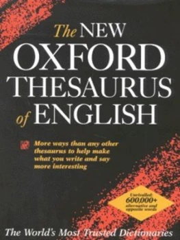 Image of The New Oxford Thesaurus of English Hardback