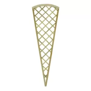 Image of Forest Garden Hidcote Fan Lattice - 180 x 61cm