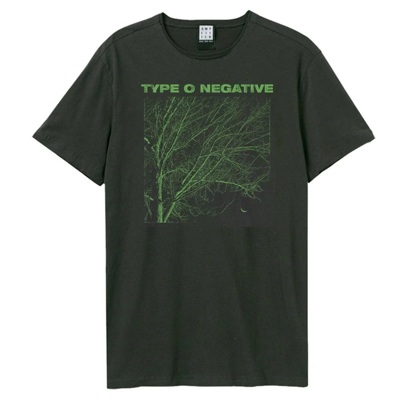 Image of Amplified Amplified Men Tree Type O Negative T-Shirt in Charcoal Size: X-Small Charcoal XS Male 5063377074314