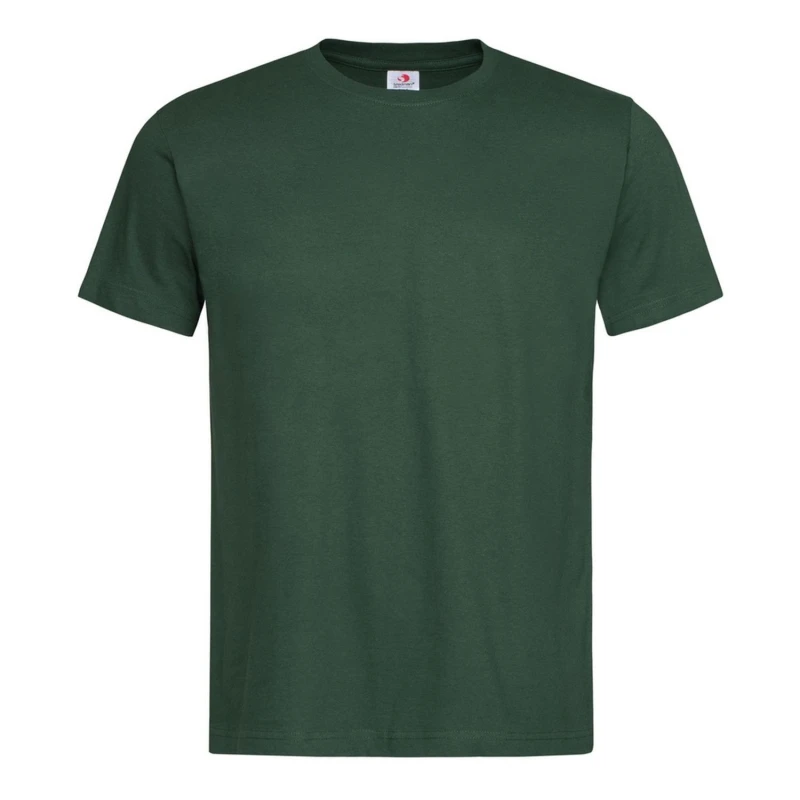 Image of Stedman Classics Mens Stedman Classic Tee in Bottle Green Size: XS Bottle Green Male XS