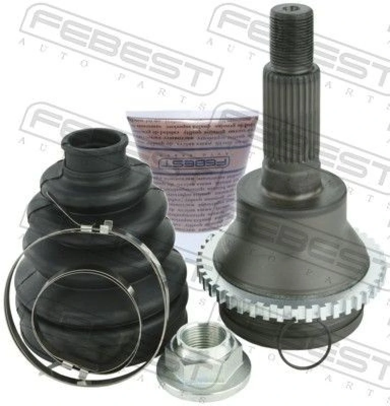Image of FEBEST 0510-CX7A44R Joint, drive shaft Rear Axle, with ABS sensor ring Joint,drive shaft (236)