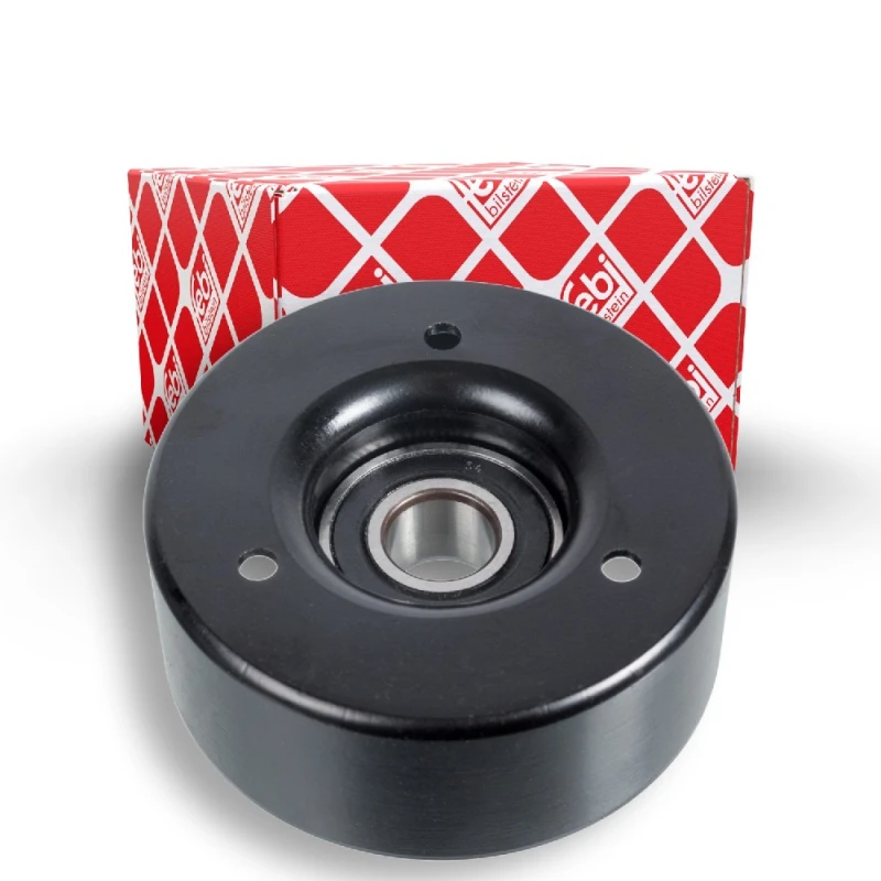 Image of FEBI BILSTEIN 19001 Tensioner Pulley Metal Tensioner Pulley,v-ribbed belt (310)