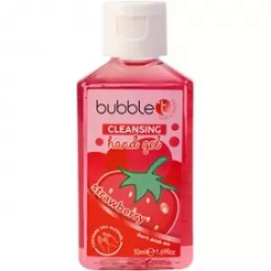 image of Bubble T Hand Cleansing Gel - Strawberry 50ml