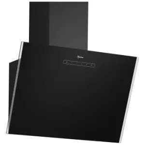 Image of Neff D63IDK1S0B N30 60cm Angled Chimney Hood Black Glass Anthracite