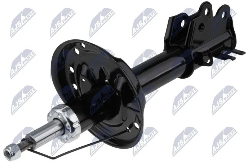 Image of NTY A-FT-033 Shock absorber Front Axle Left, Gas Pressure, Twin-Tube, Suspension Strut, Bottom Clamp Shock Absorber (854)