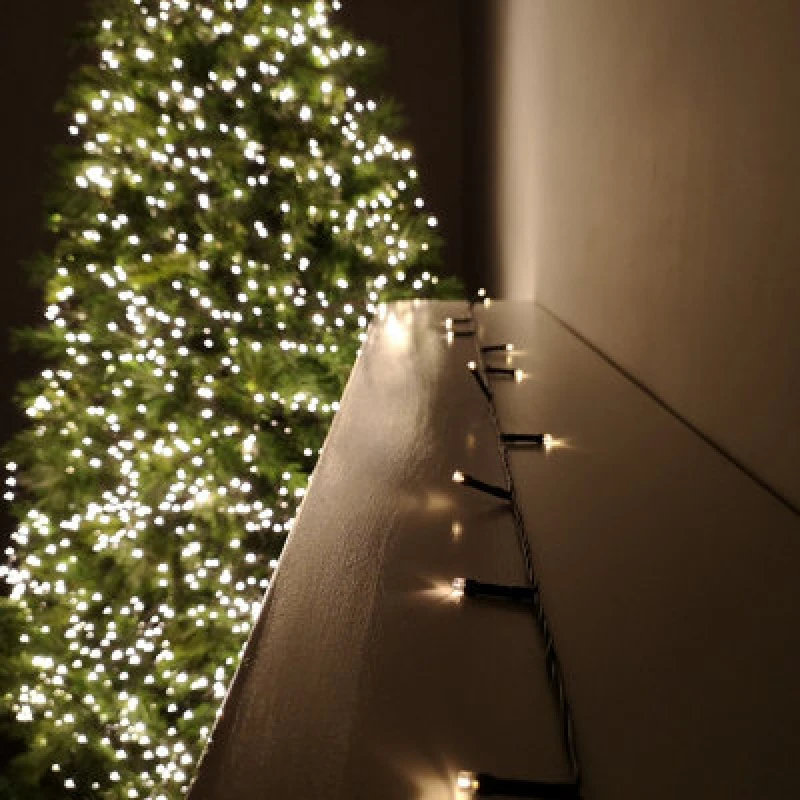 Image of Samuel Alexander 400 LED 40M Premier Christmas Indoor Outdoor Multi Function Battery Operated String Lights With Timer In Warm White