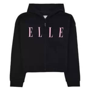 image of Elle Oversized Zip Hoodie - Black