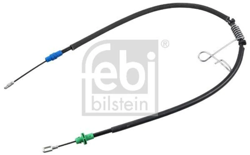 Image of FEBI BILSTEIN 194850 Brake Cable Right Rear, 1340mm Cable,parking brake (124)
