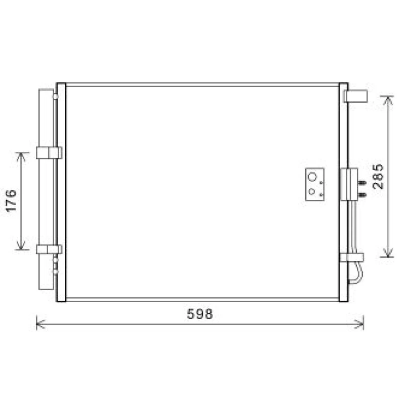 Image of Air conditioning condenser DIEDERICHS DCC1925