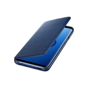 Image of Samsung EF NG960PLEGWW Galaxy S9 LED View Cover in Blue
