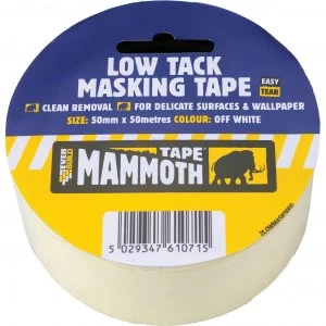 Everbuild Low Tack Masking Tape 50mm 25m