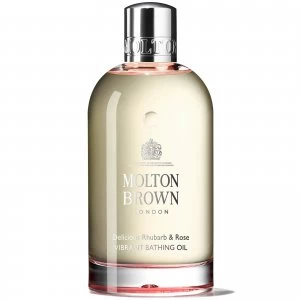 image of Molton Brown Delicious Rhubarb & Rose Vibrant Bathing Oil 200ml