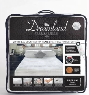 image of Dreamland Boutique Dual Control Mattress Protector Superking