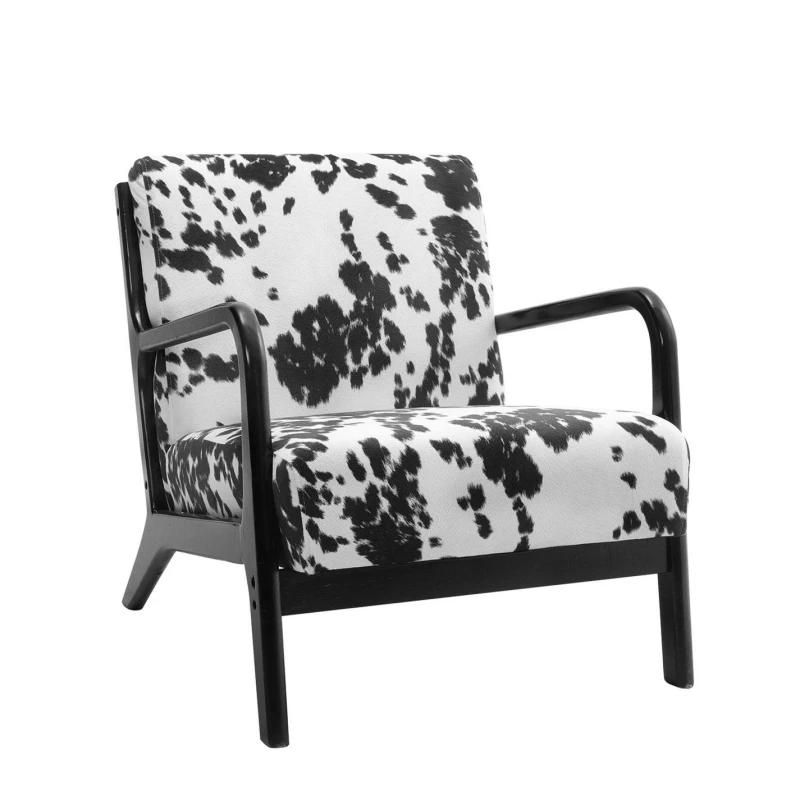 Image of Kabinet UK Spots Velvet Upholstered Chair Cow Multi unisex Large