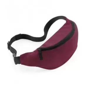 Image of Bagbase Adjustable Belt Bag (2.5 Litres) (One Size) (Burgundy)