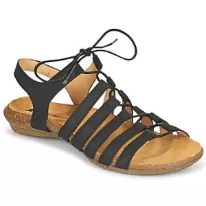 image of El Naturalista WAKATAUA womens Sandals in Black