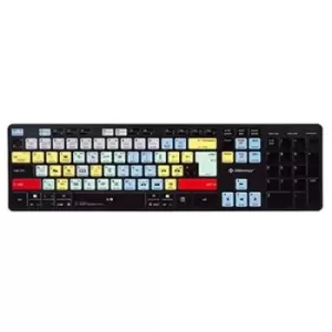 image of Editors Keys Adobe Premiere Slimline Keyboard - Mac/Windows- UK