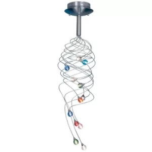 Image of Linea Verdace Drlirium 12 Light Pendant Ceiling Light Satin Nickel