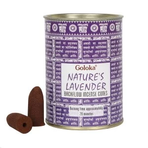 image of Goloka Lavender Incense Backflow Cones