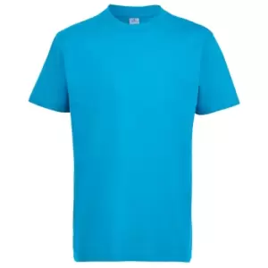 Image of SOLS Kids Unisex Imperial Heavy Cotton Short Sleeve T-Shirt (6yrs) (Aqua)