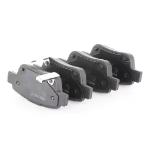 Image of RIDEX Brake pad set 402B0020 Brake pads,Brake pad set, disc brake TOYOTA,AVENSIS Kombi (T25),COROLLA Verso (ZER_, ZZE12_, R1_),AVENSIS (T25_)