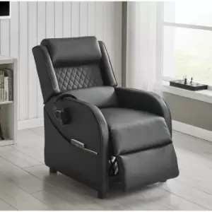 Nova Black Base/Black Trim Gaming Recliner