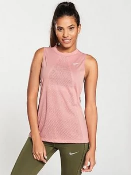 Image of Nike Running Tailwind Cool Tank Pink Size L Women
