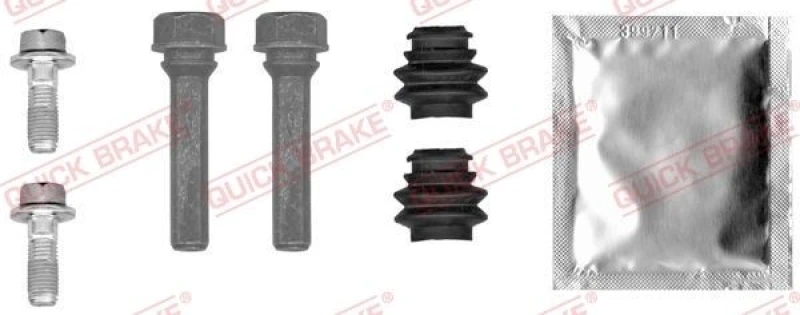 Image of QUICK BRAKE Guide sleeve kit, brake caliper QUICK BRAKE 113-0021X